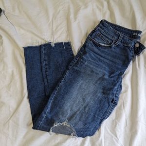 Old Navy rockstar midrise jeans, size 6